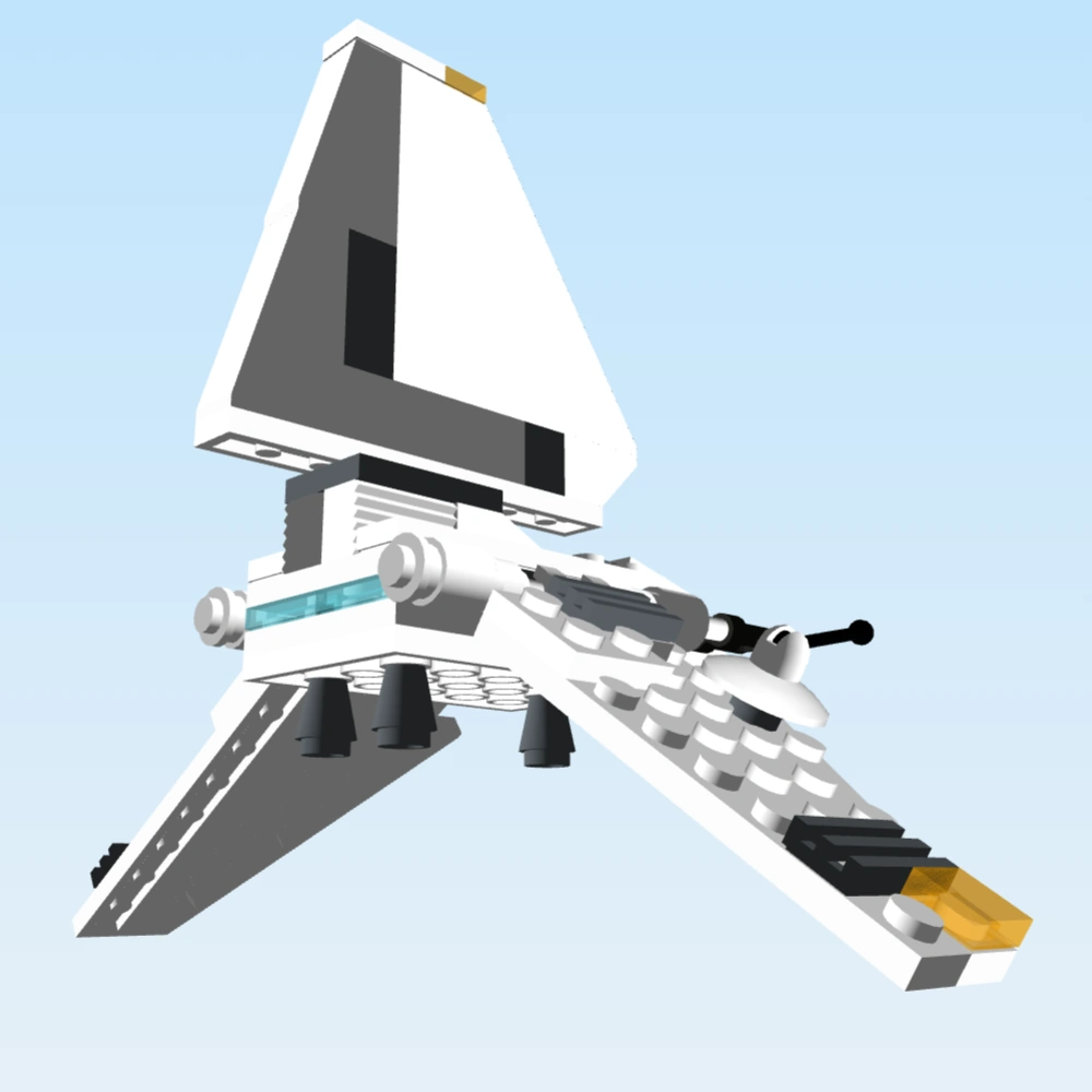 레고 비행기 3D 모델