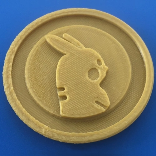 Die 3D-gedruckte Pokémon-Münze