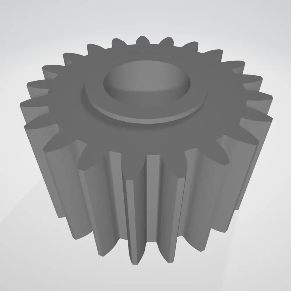 A small cog in the FBX format
