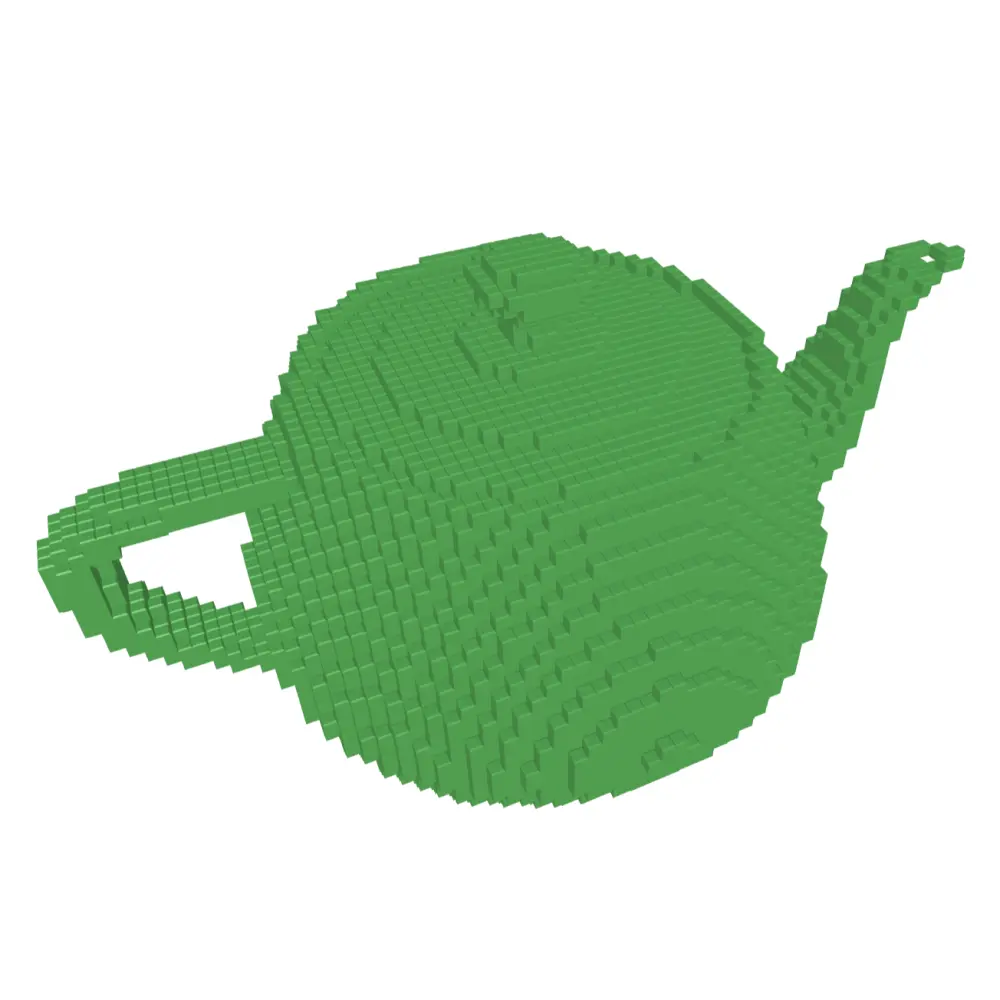 Theepot Voxelized